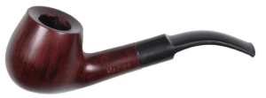 Bild von 1 Pfeife Mr. Pipe, braun, 9 mm Filter, leicht gebogen