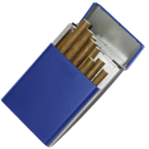 Bild von 1 Klappetui blau, leer