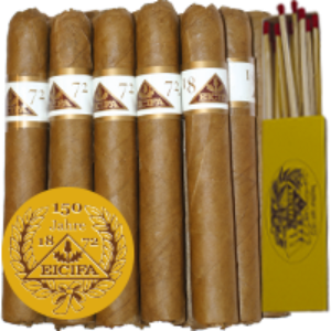 Bild von 20 Jubiläums-Cigarren hell, im Cellophan