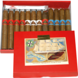 Bild von 26 helle Eicifa-Cigarren Sortiment "Frieda" im Kartonkistli & Etui