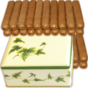 Bild von 36 Cubana hell, leicht gepresst in Efeudose