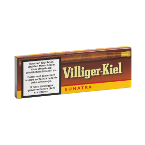 Bild von 5x5 Villiger Kiel, helle Cigarre mit Mundstück.