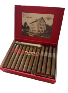 Bild von 26 helle Eicifa-Cigarren Sortiment "Frieda" im Kartonkistli & Etui