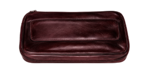 Bild von Leder Pfeifentasche (1-2 Pfeifen) (bordeaux-rot). Statt Fr. 68.--